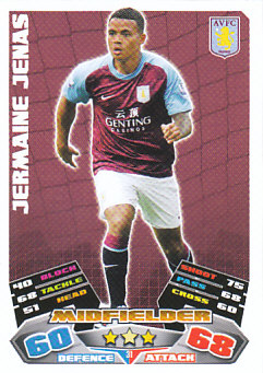 Jermaine Jenas Aston Villa 2011/12 Topps Match Attax #31